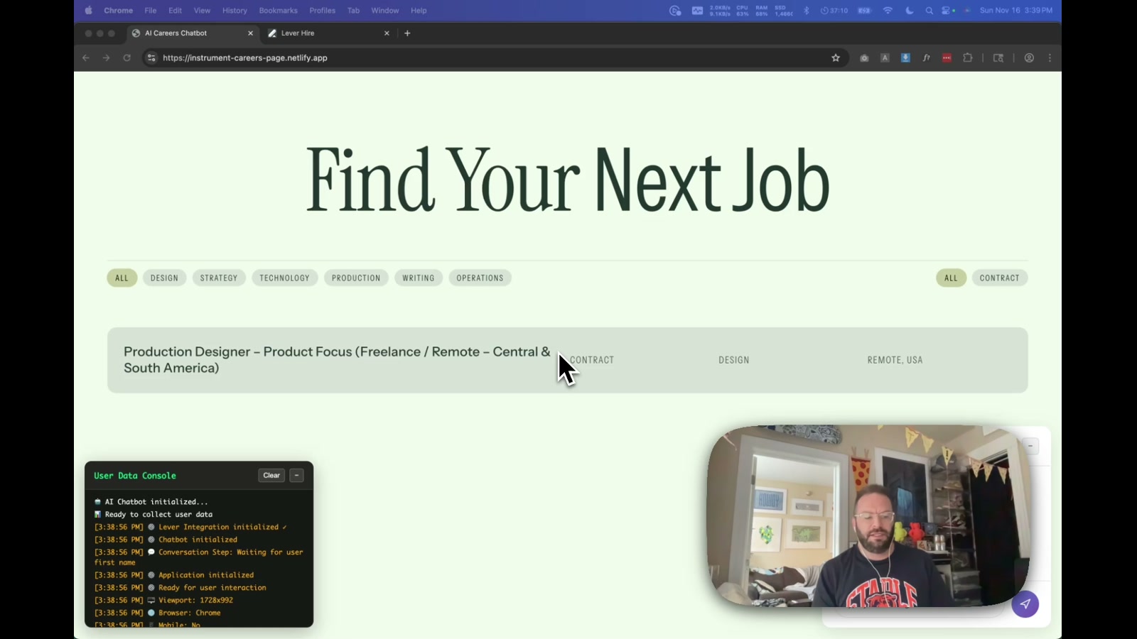 AI-Powered Careers Chatbot