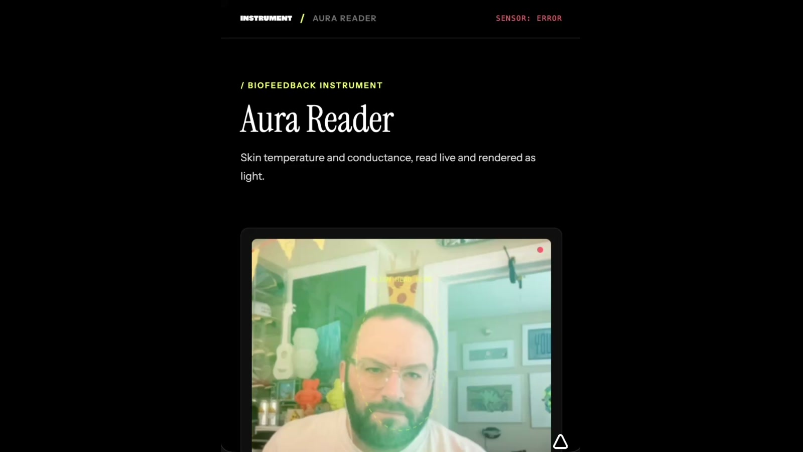 Biofeedback Aura Reader