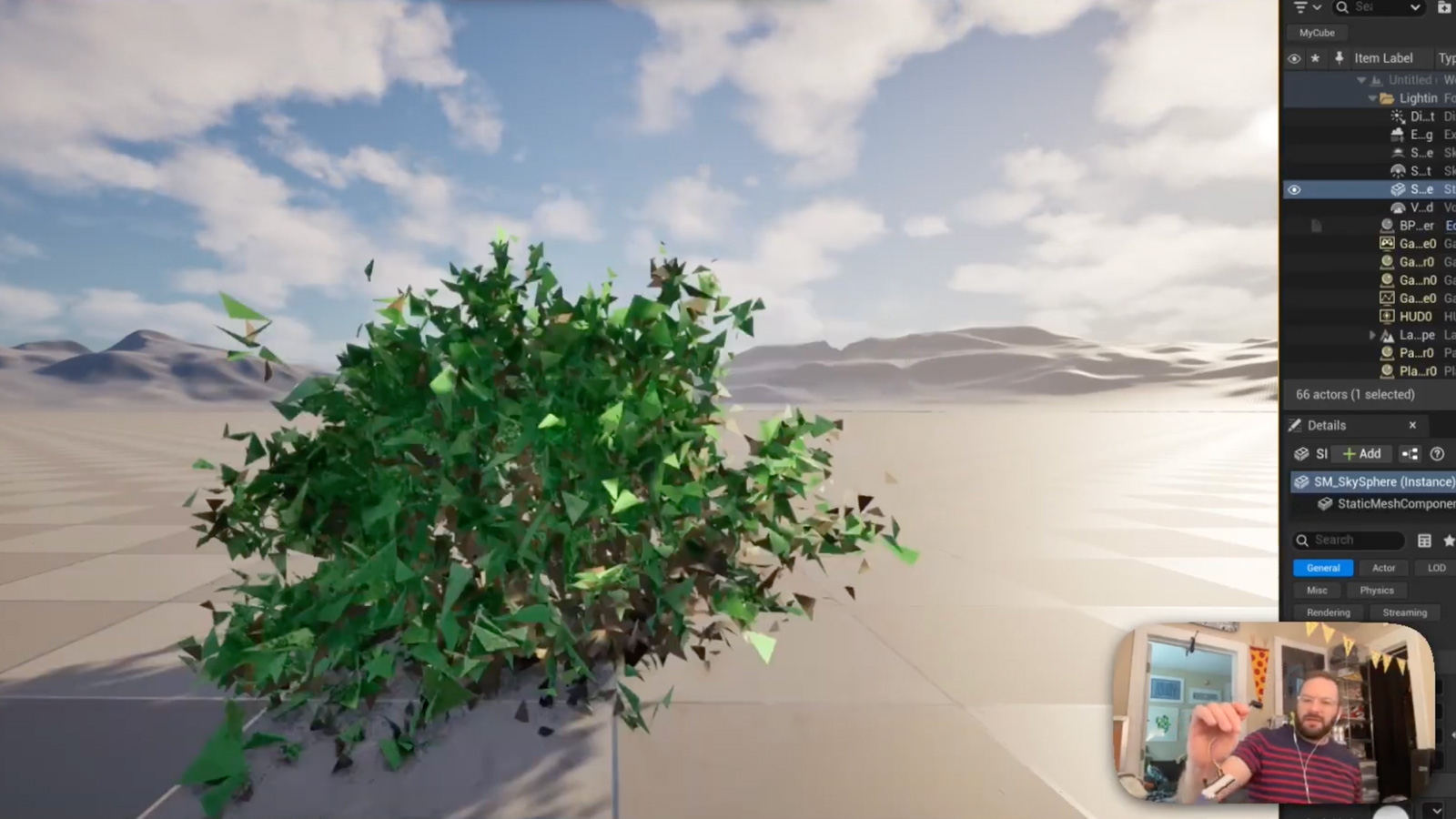 Wind-Controlled Foliage with a Hand-Worn IMU