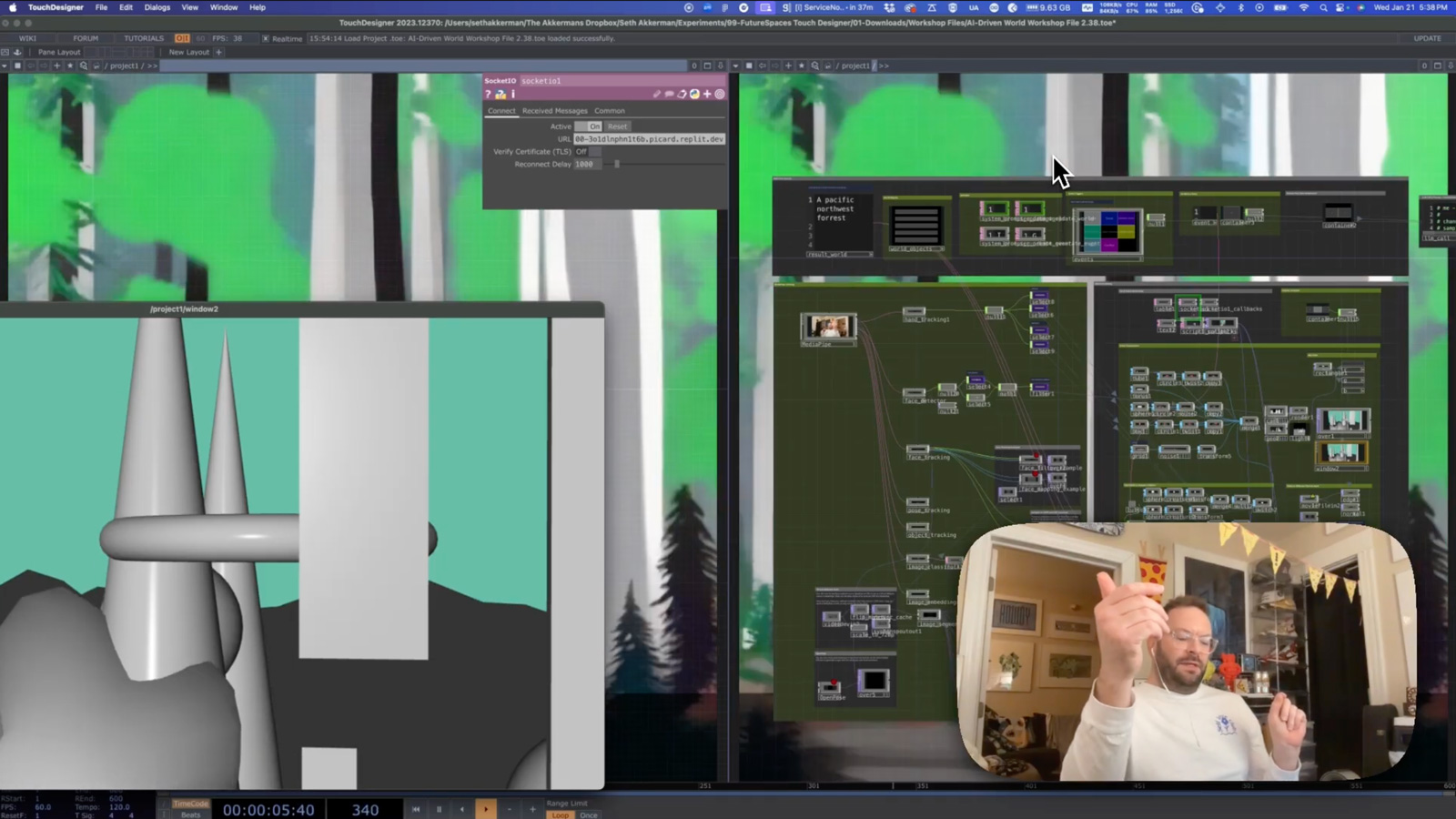Live Diffusion Visuals with TouchDesigner