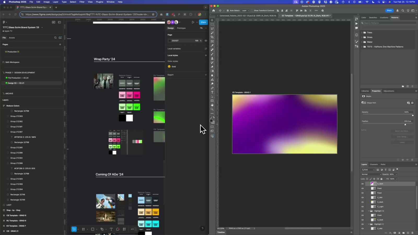 Photoshop Auto Color Palette Script