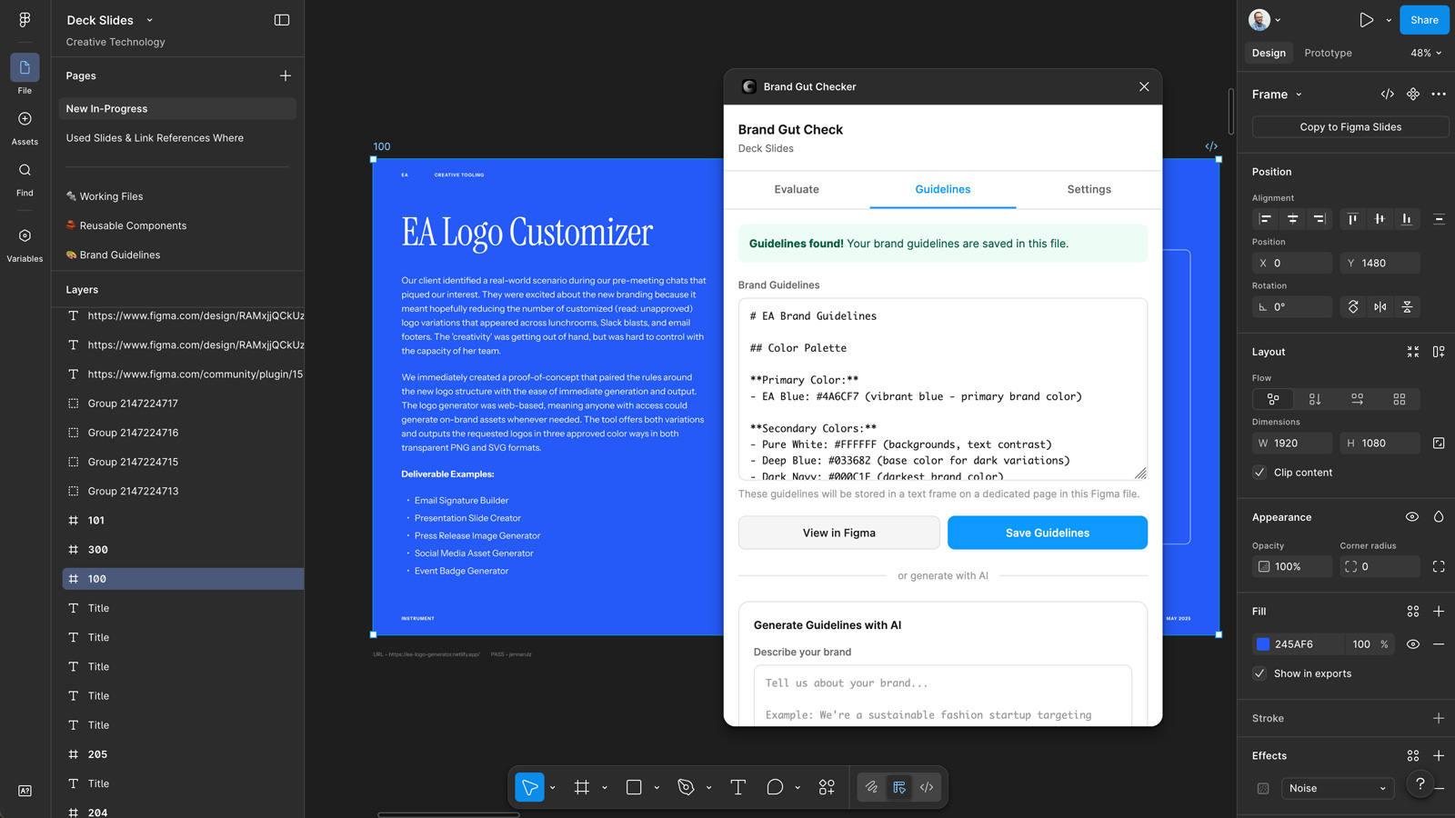 Brand Gut Checker: AI-Powered Design Review in Figma