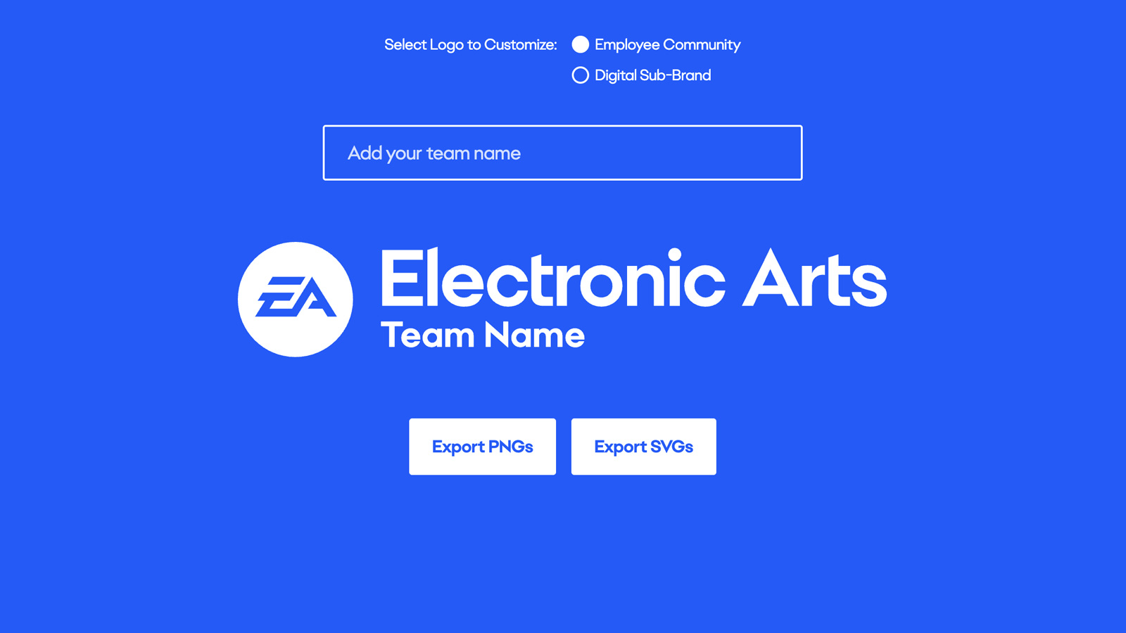 EA Logo Customizer