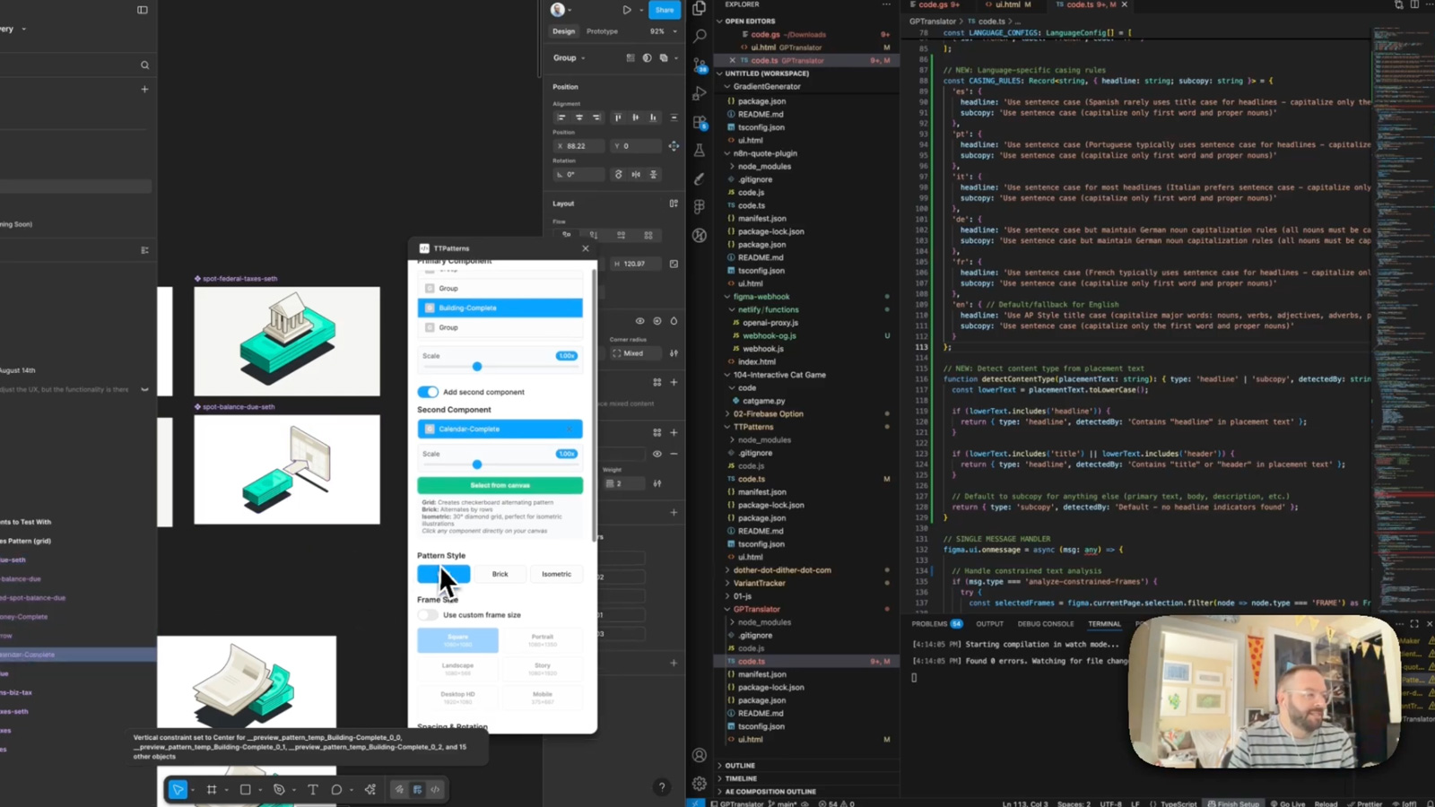 Figma Plugins: GP Translator, Pattern Maker & Orb Maker
